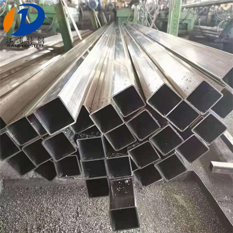 304结构矩形管 不锈钢工业配管用方管 抛光拉丝管供应图片