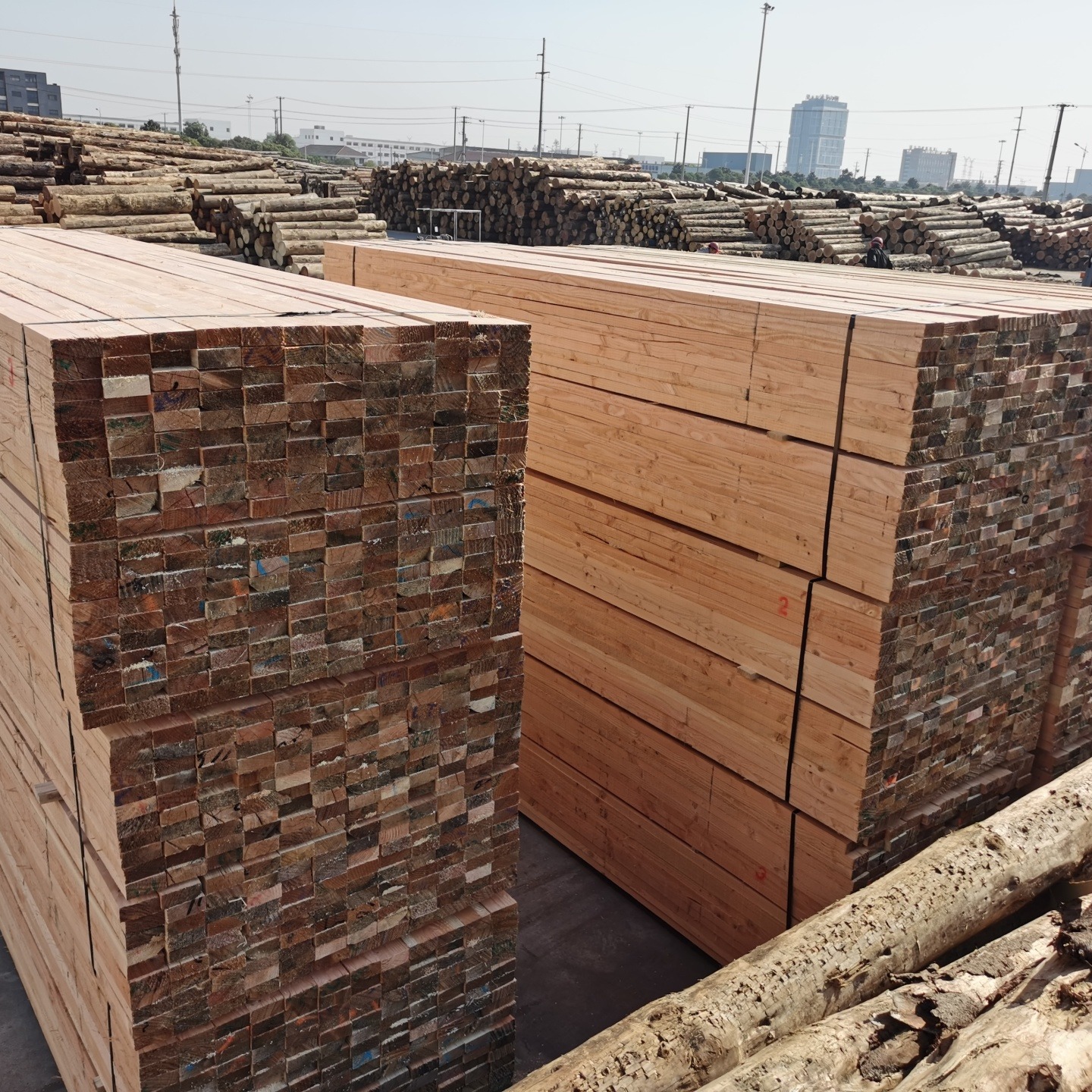 万家木业 4x8的木方 建筑模板木方规格  松木方