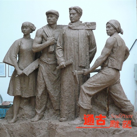 人物雕塑、景观雕塑、写实雕塑，上海通古雕塑制作
