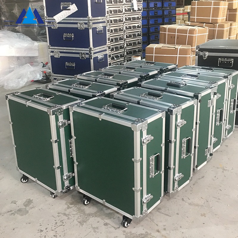 长安三峰 军绿色物资器材箱 设备周转箱 手提工具箱1只起订 铝合金收纳箱