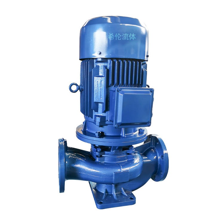 农田灌溉供水泵 希伦牌单级立式热水循环泵 ISG300-315A 高扬程大流量