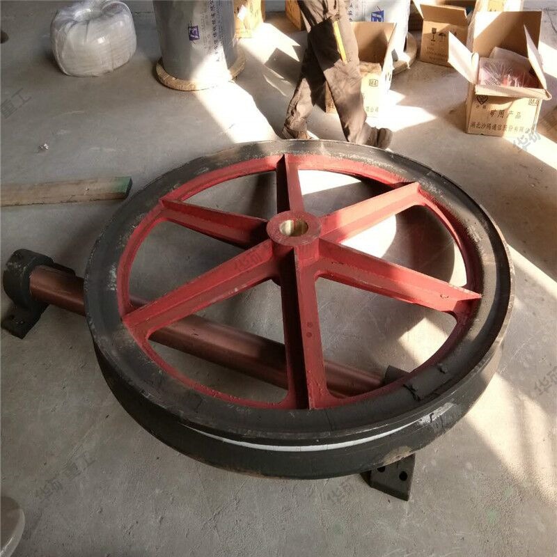多种尺寸固定天轮 铸铁铸钢固定天轮 TD600/300固定天轮图片