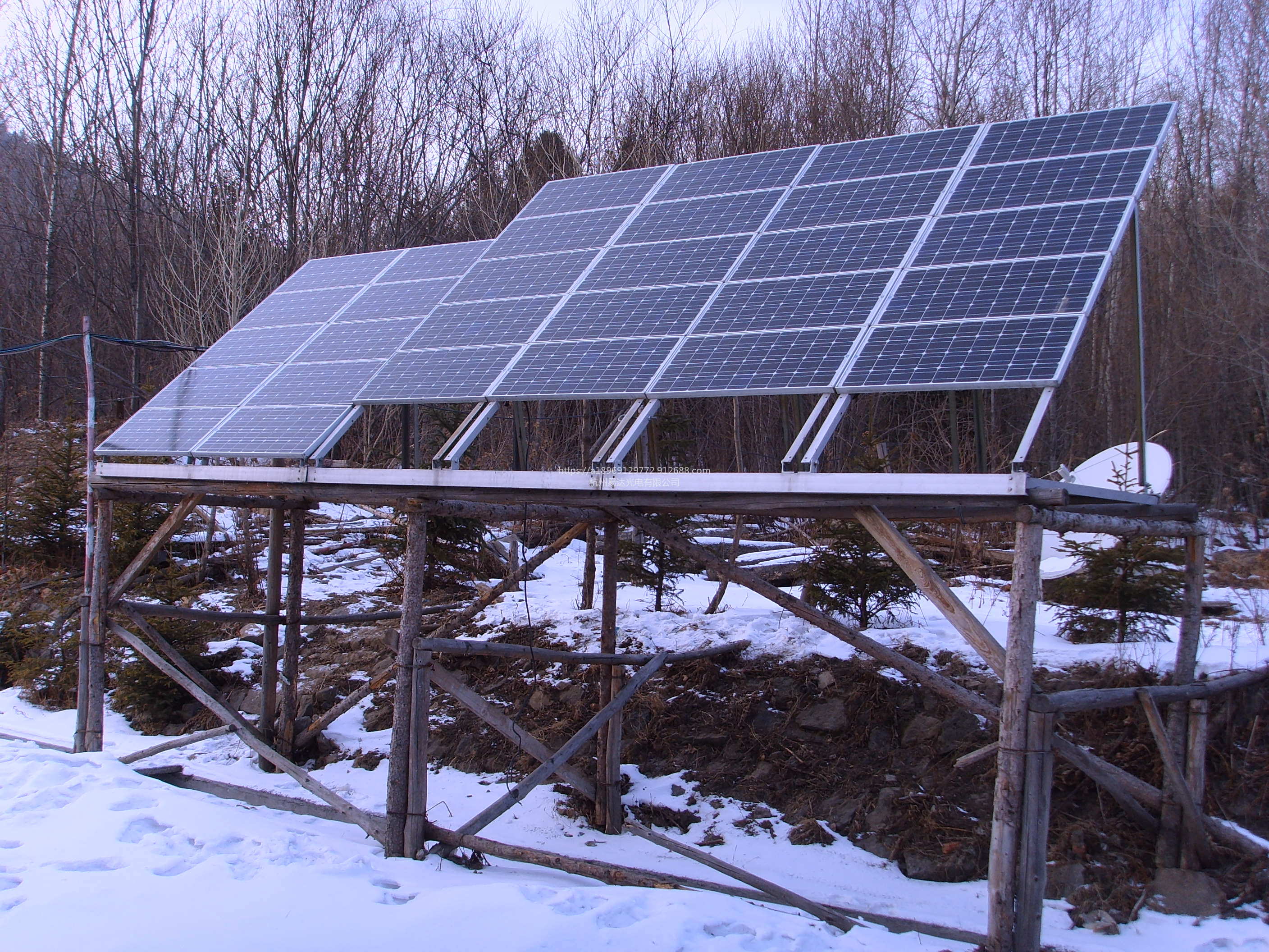 长春太阳能监控源头厂家半片双玻组件电池板别墅农村屋顶太阳能并网发电系统