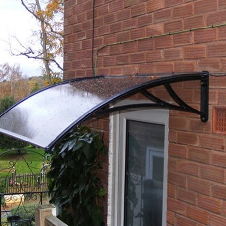 固邦600型铝合金支架伸出0.6m挡雨阳光板雨棚支架铝合金无声雨棚支架飘窗挡雨遮阳支架图片