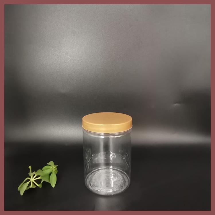 透明塑料收纳瓶 博傲塑料 干果食品罐 pet塑料易拉罐