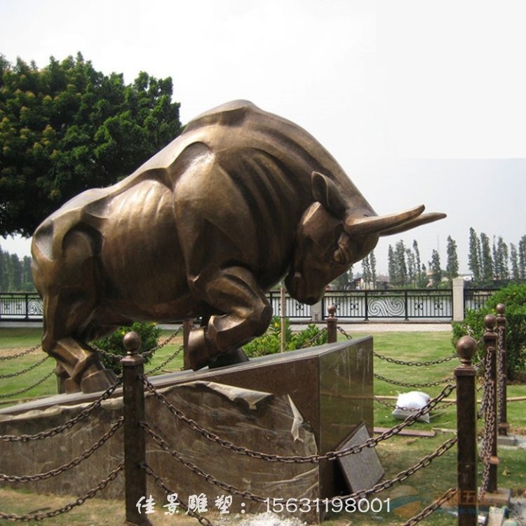 不锈钢动物雕塑牛雕塑 厂家定制图片