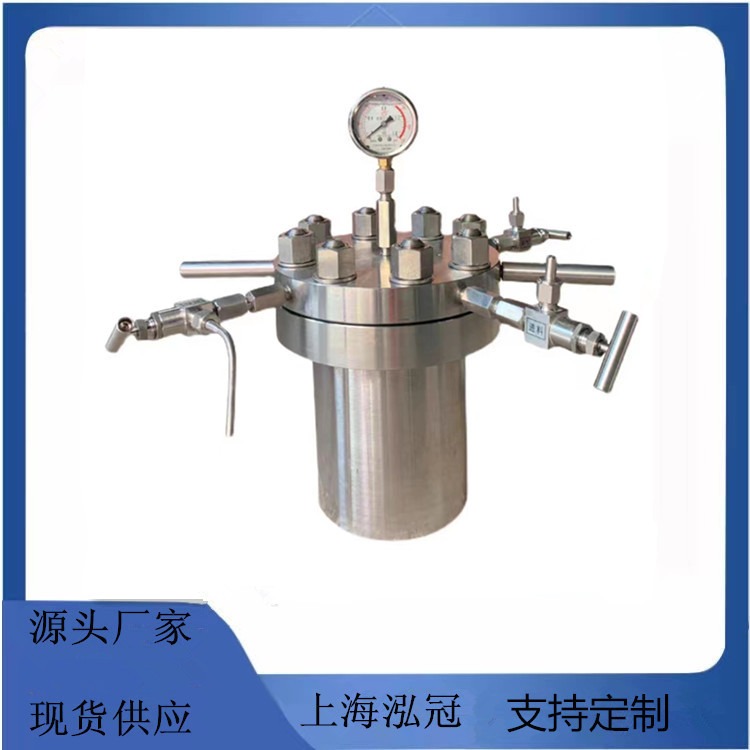 厂家直供CF系列简易高压不锈钢高压釜 简易电加热搅拌反应器图片