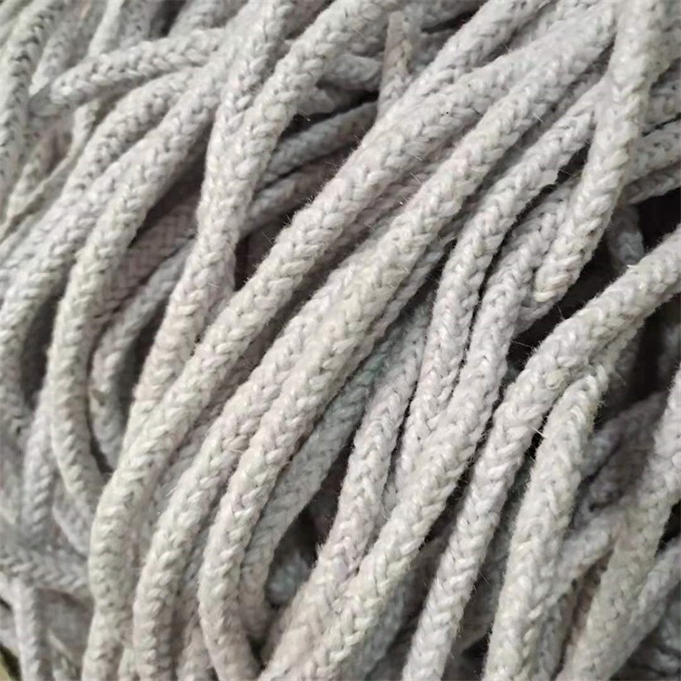 惠东陶瓷纤维盘根生产厂家 耐高温密封绳规格齐全 炉门密封绳定制图片