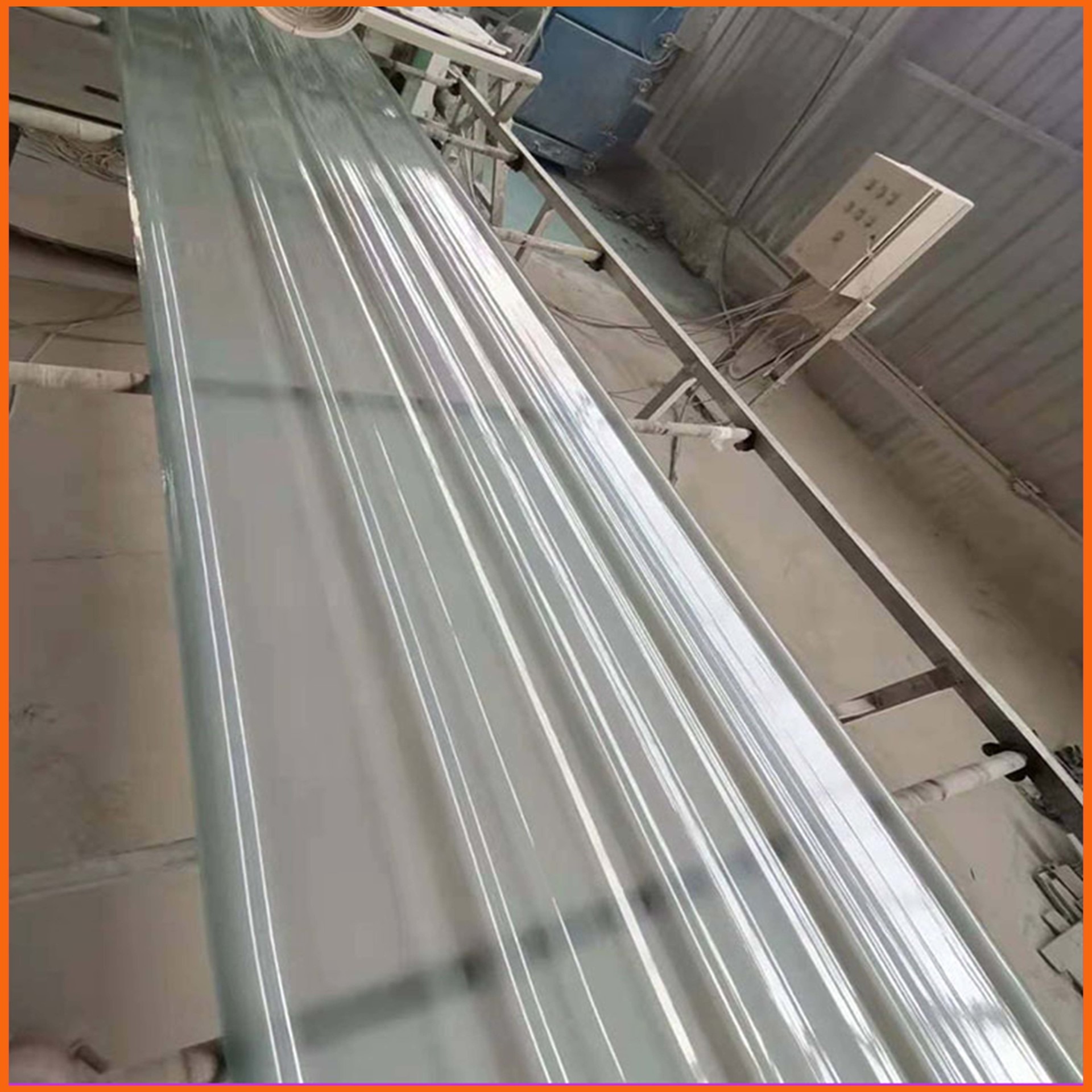 中山玻璃纤维采光板 二级阻燃采光带 玻璃钢FRP透明瓦生产厂家