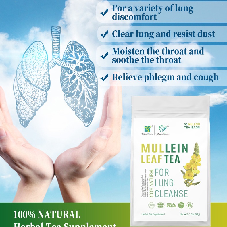 出口外贸茶Mullein leaf tea Clear lung Relieve phlegm and cough