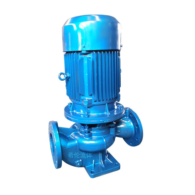 ISG管道离心泵 上海希伦厂家 出厂价 ISG300-235 高扬程无泄漏单级增压泵 可定制