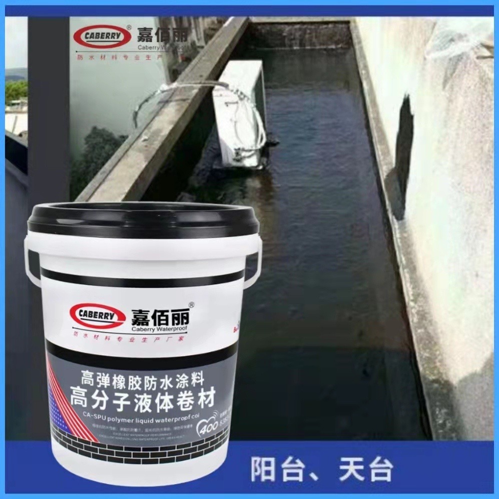 液体卷材执行标准 嘉佰丽高分子橡胶液体卷材防水涂料 屋面防水材料图片