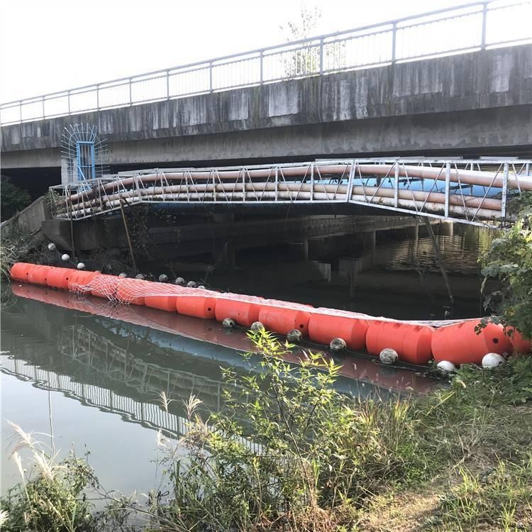 水库水电站警示浮筒一体式红色水面工程管道浮筒