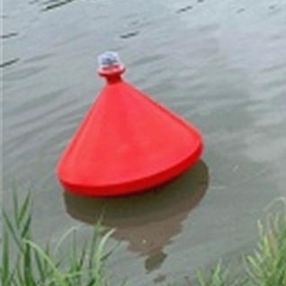 水库养殖区域分界定位警示浮标 小型装警示灯塑料浮标