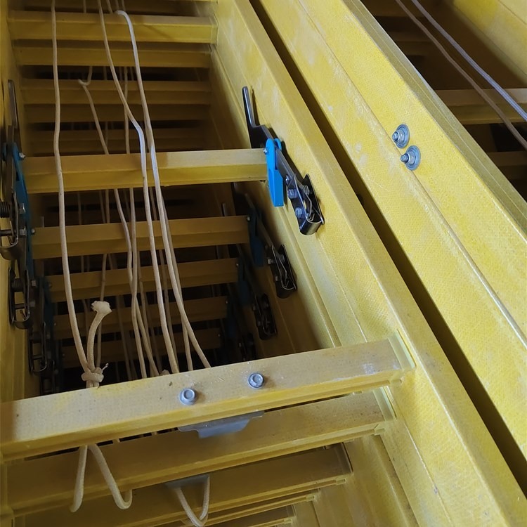 玻璃纤维单直梯 英威 玻璃钢挂梯 JYT升降绝缘检修电工梯