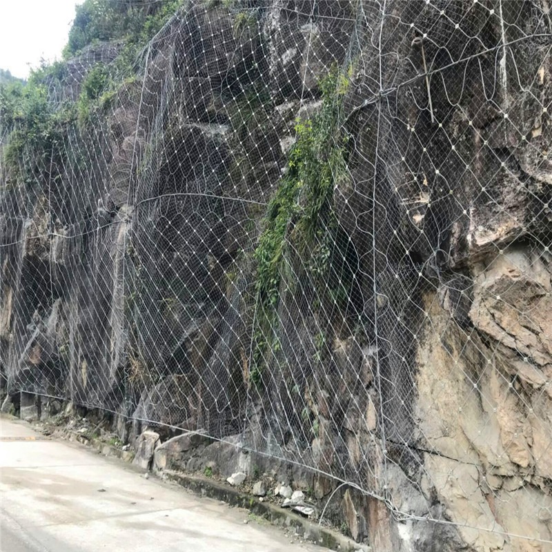 主动边坡防护网 高速公路钢丝柔性护栏网 可定制