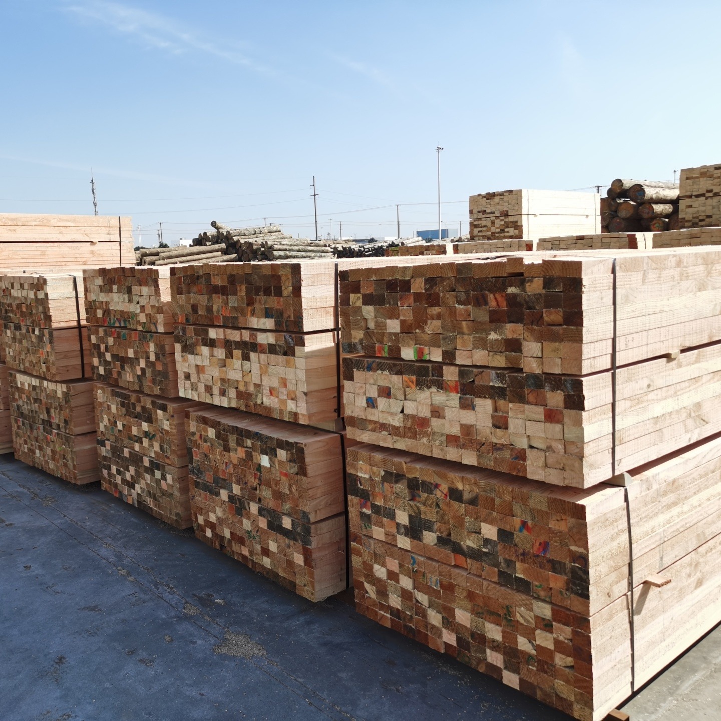 万家木业 工程进口木方 建筑进口木方 方木条批发