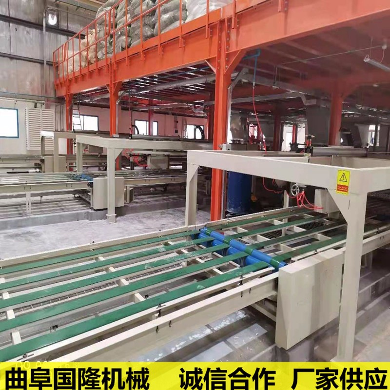 洁净板防火装饰板生产线 玻镁板制板机 集装箱地板生产线 国隆生产厂家