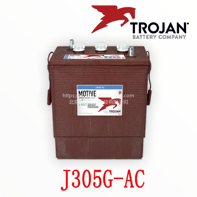 Trojan蓄电池J305G-AC 6V315AH电动叉车观光车升降平台车邱健蓄电池