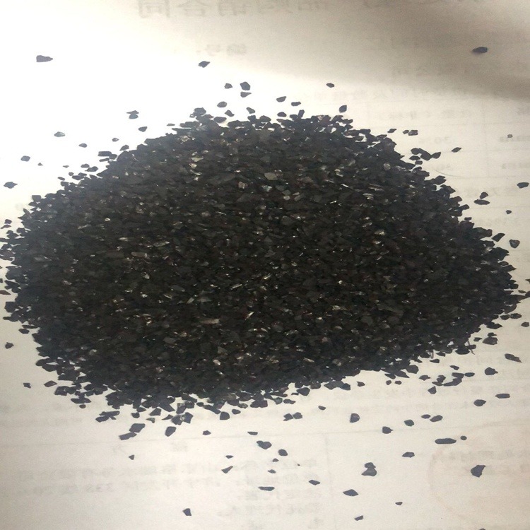 处理含甲醇废水 特俐果壳活性炭 黑色不定型颗粒 桃壳活性炭厂家