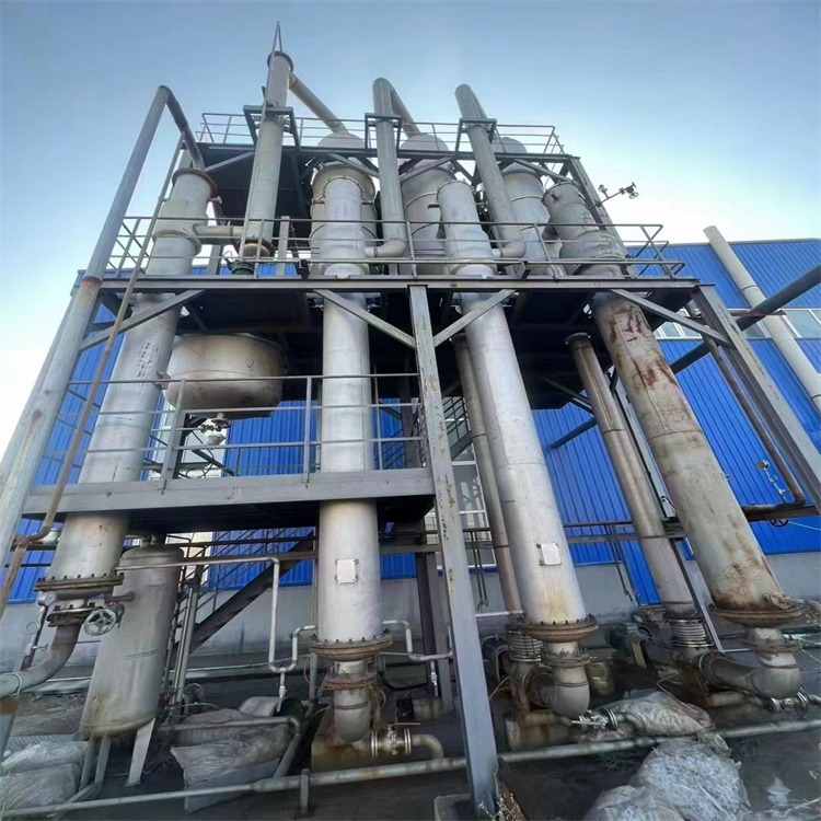 二手不锈钢强制循环MVR蒸发器 外循环双效蒸发器 废水蒸发器 建功回收