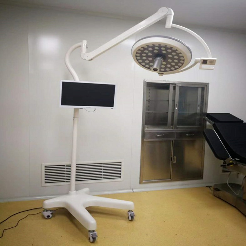 立式医用LED单头无影灯 LED单头双头手术灯  好博移动式手术照明灯图片
