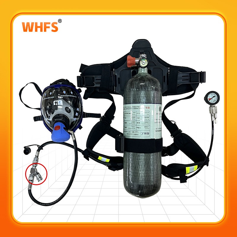 用芯6.8L空气呼吸器   应急救援呼吸器   正压式简易呼吸器    RHZKF6.8/30化工救援呼吸器