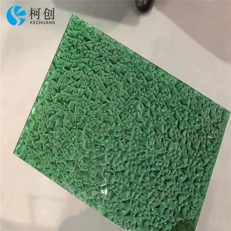 卫生间装饰用pc磨砂板聚碳酸酯板颗粒板湖蓝2mm耐力板河北沧州实心板