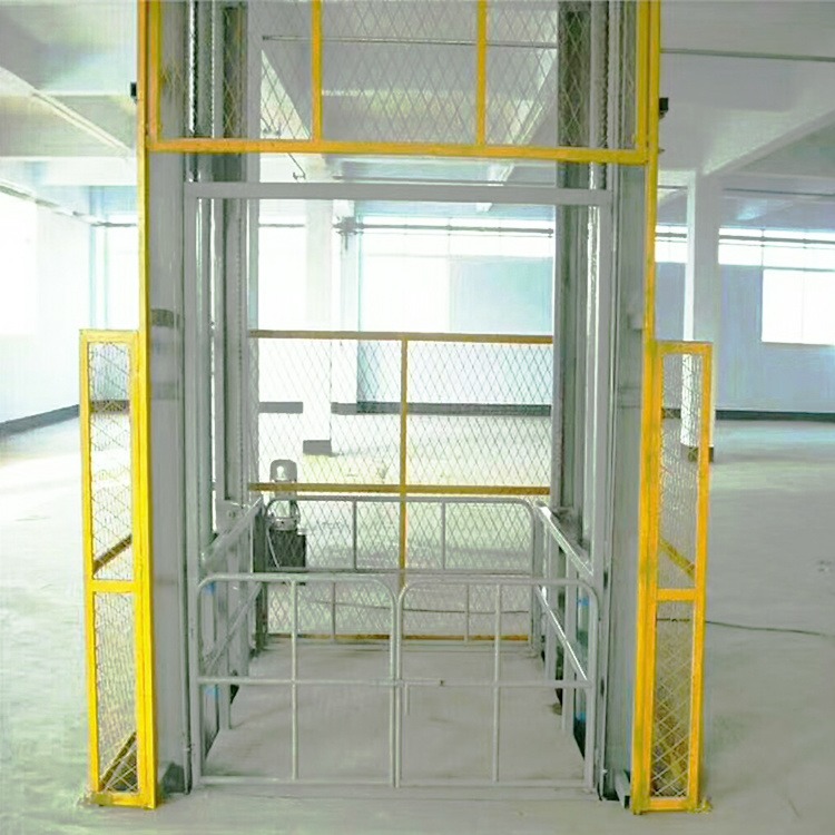 简易电动升降货梯 上海导轨式升降机 单双轨道厂房上卸货平台 齐力安装维护