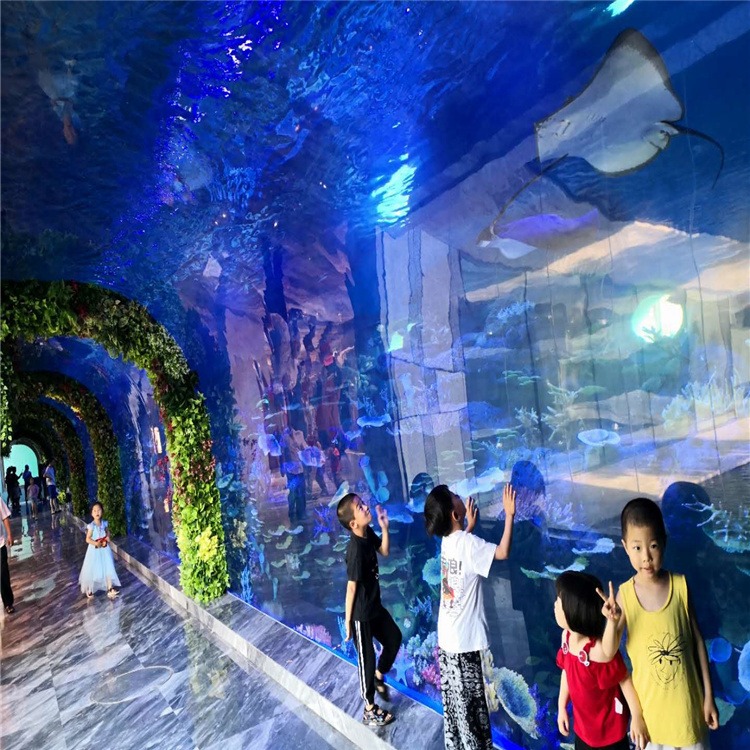 lanhu专业亚克力鱼缸定制 大型鱼缸 上海大型亚克力鱼缸厂家