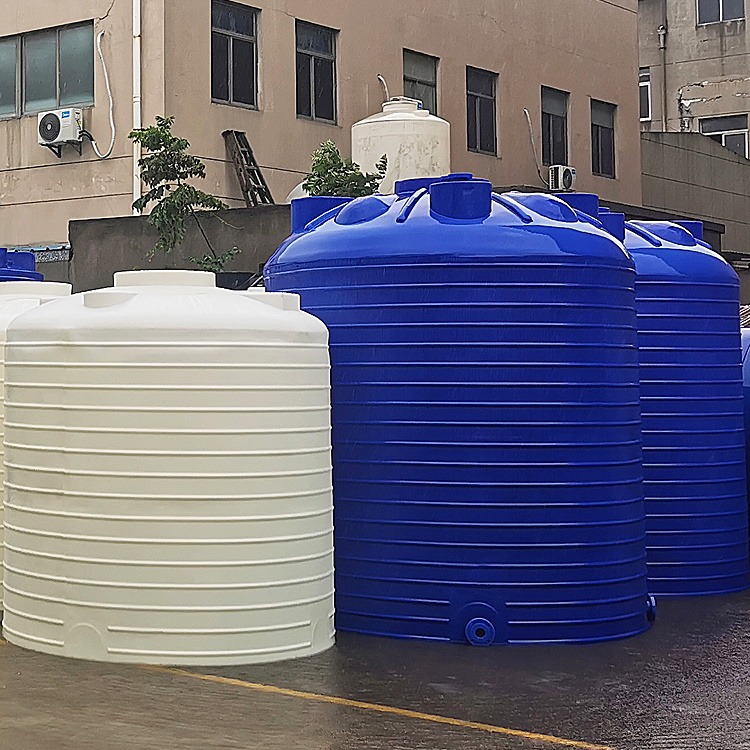 8000L塑料平底水箱坚固抗用 建筑工地供水 8立方室外蓄水桶