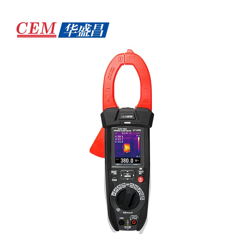 CEM华盛昌智能工业型热像仪钳形表交直流电流表万用钳形表DT-9581