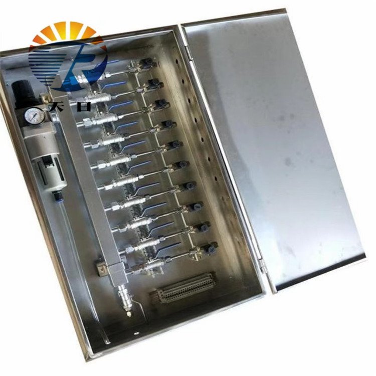 天日双回路气源分配器 气路分配器  汇彩不锈钢空气分配器YZFC-B-4空气分配箱