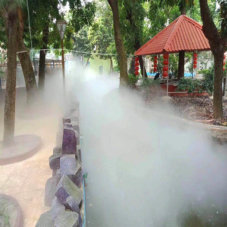 西藏人工造雾工程 人造雾雾森 喷雾机 展示区雾森安装