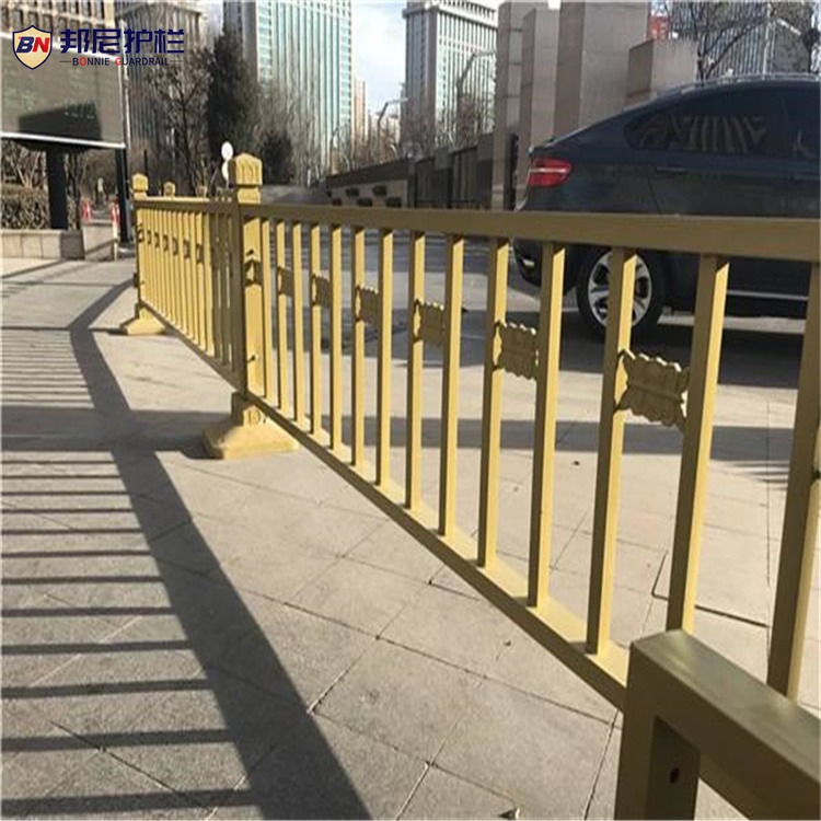 邦尼黄金护栏锌钢隔离栏文化防护栏 马路警示栏