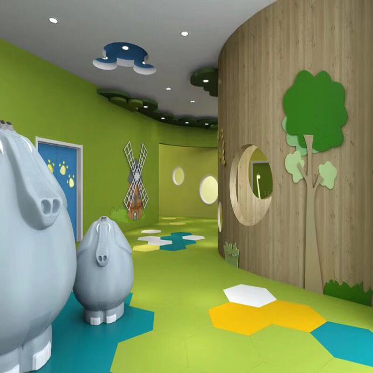 幼儿园塑胶地板  幼儿园橡胶地板价格  安装幼儿园地板