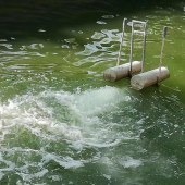 泉净厂家生产锈钢河道推流曝气机-漂浮式推流曝气机价格