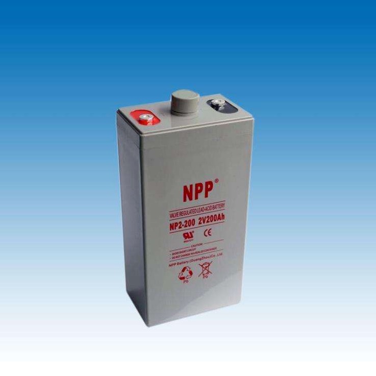 耐普NPP/N2P-200AH/2V/200AH铅酸免维护蓄电池UPS后备续航通用铅酸电池