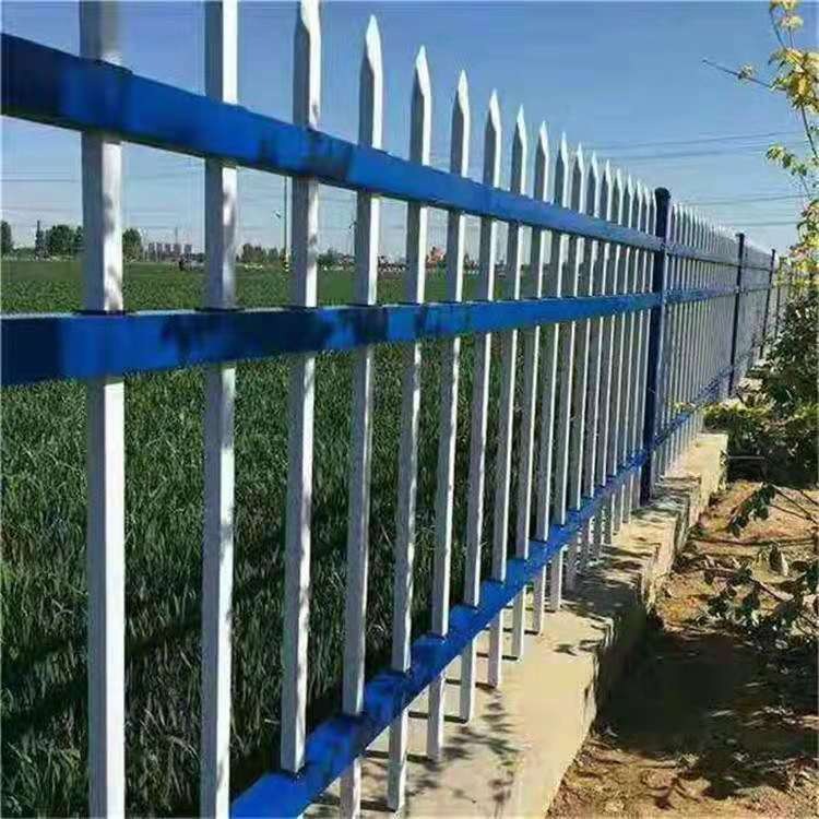 陕西小区围墙锌钢护栏别墅隔离铁艺围栏工厂围墙栅栏铁艺防护围栏