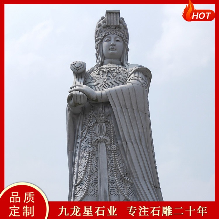 惠安大型石雕妈祖圣像 花岗岩妈祖圣像 妈祖雕像6米高