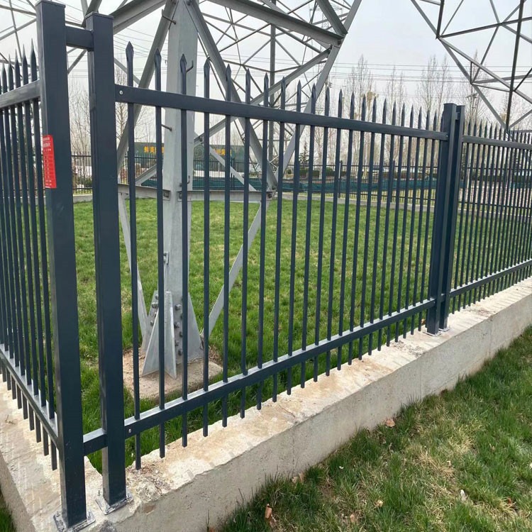 佩特美定制小区锌钢护栏别墅小区护栏喷塑 围栏围墙栏杆