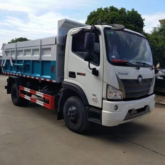 福田对接式垃圾车   5吨箱式垃圾车        密封式垃圾车