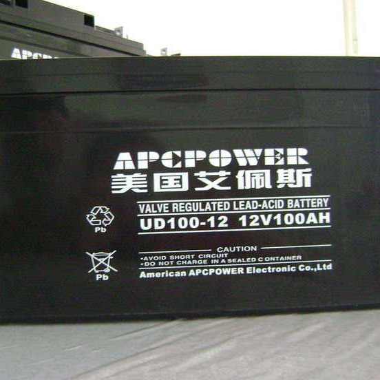 美国进口艾佩斯蓄电池UD100-12光伏照明EPS主机12V100AH UPS电源