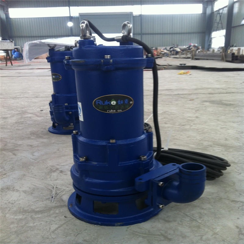 如克厂家AF75-2H双绞刀泵工地潜水排污泵 低扬程大口径潜水汲砂泵