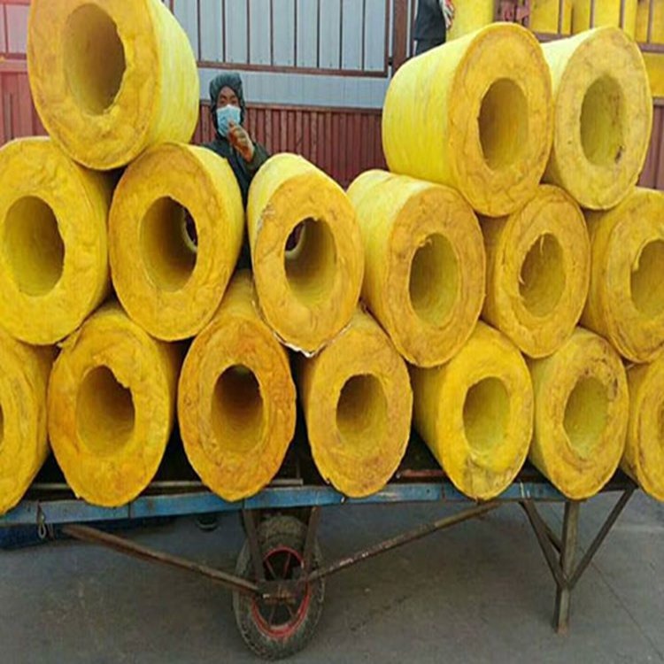 佳能批发供应玻璃棉管出口玻璃棉管密度80公斤玻璃棉管