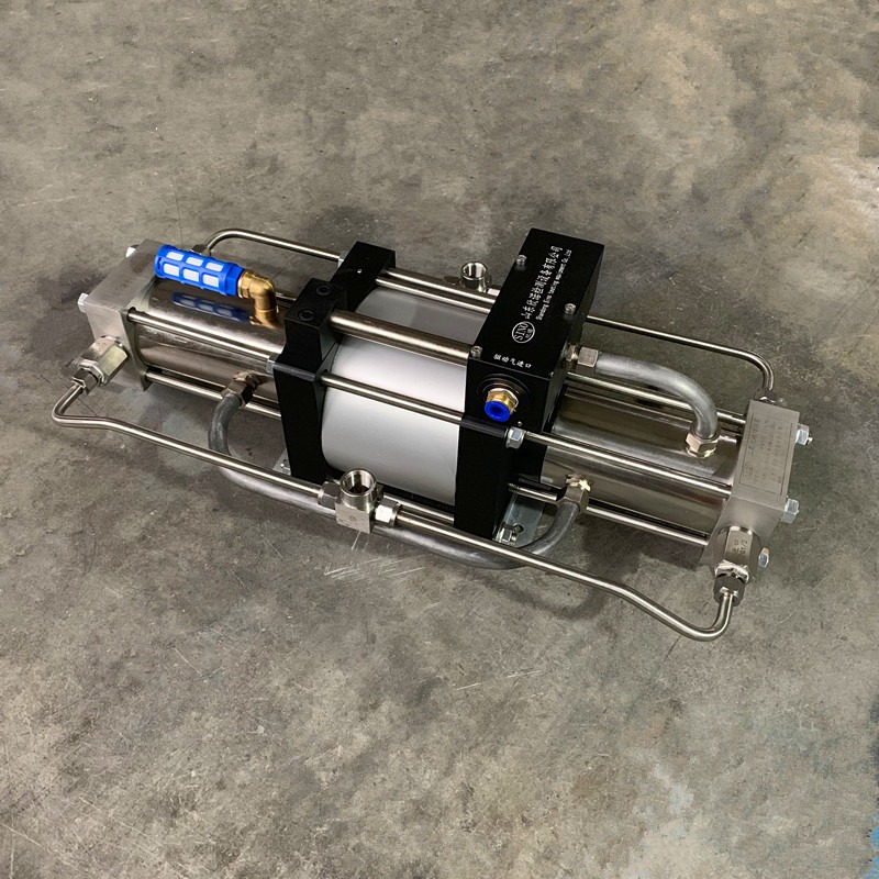欣诺气动增压设备厂家 氮气增压泵气体打压测压器 DTT06