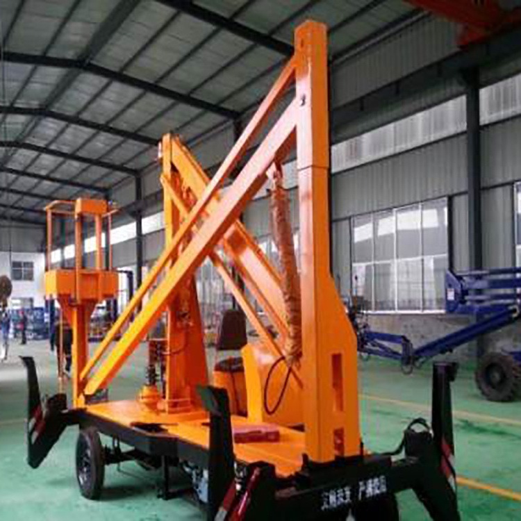 武汉柴油电动公路维修高空作业车 曲臂式升降机 14米户外电动升降平台