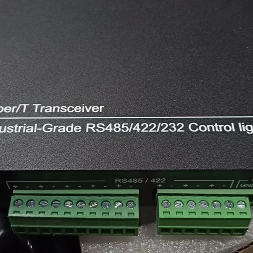 三和网络单纤单模sc光口8路双向485信号光端机工业控制远程控数据传输采集