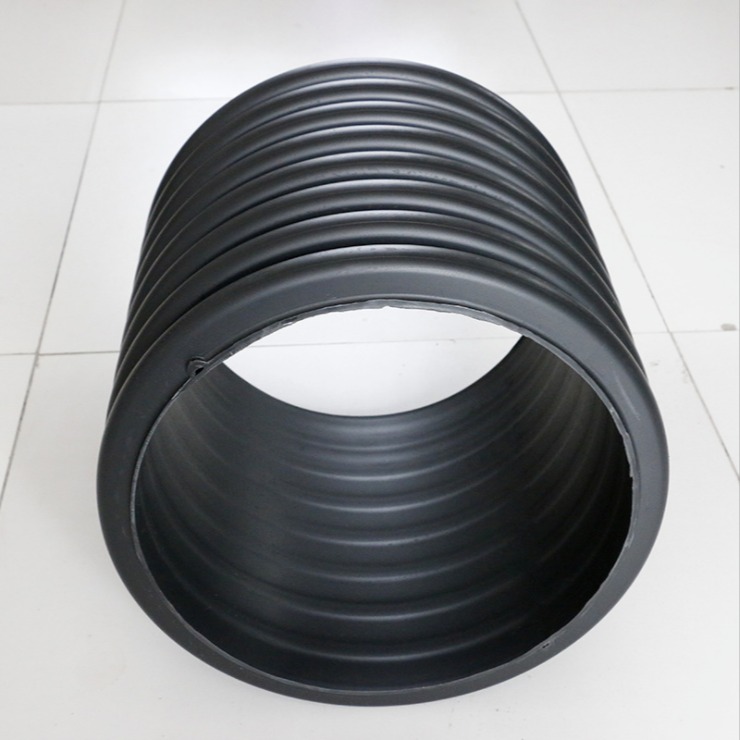 HDPE双壁波纹管厂家大口径塑料排水管 塑料波纹管HDPE排水波纹管图片