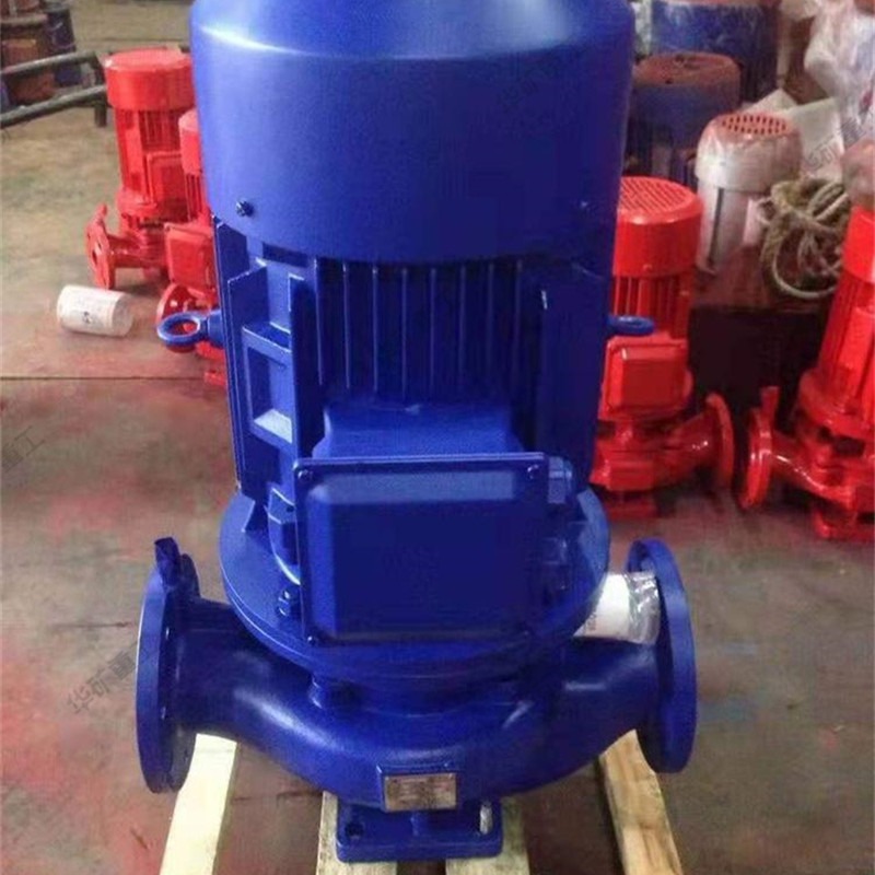 机械密封管道增压泵 竖式安装管道提升泵 ISW25-160管道增压泵图片